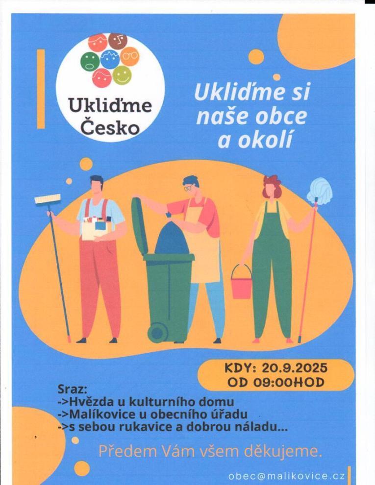 úklid v obci 